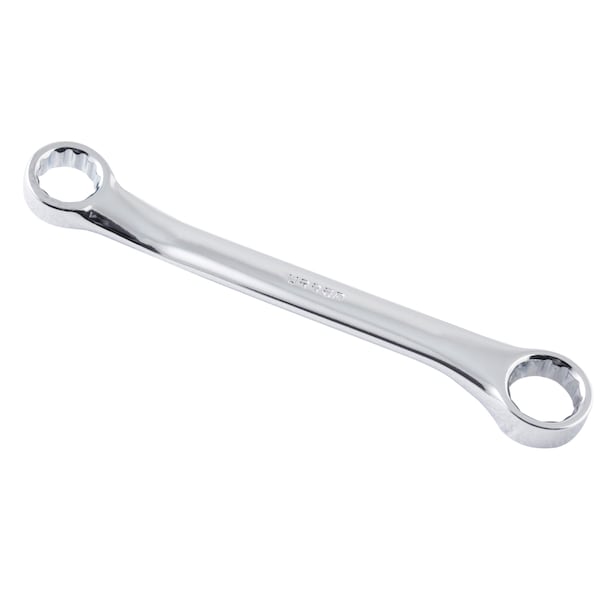Urrea Full polished 12-pt 15 Degree box-end wrench, 17 Mm X 19 Mm opening size 1065M - main